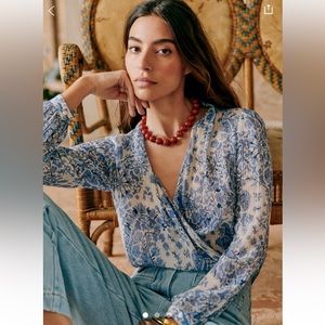 Sézane Abelia blouse